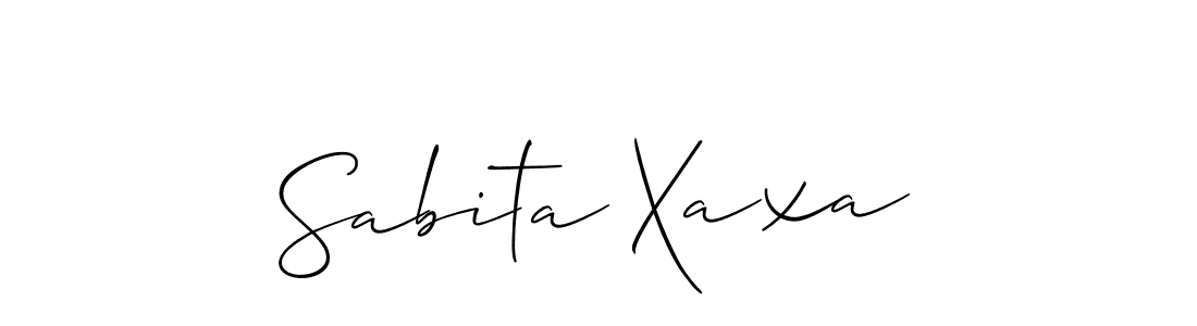 This is the best signature style for the Sabita Xaxa name. Also you like these signature font (Allison_Script). Mix name signature. Sabita Xaxa signature style 2 images and pictures png